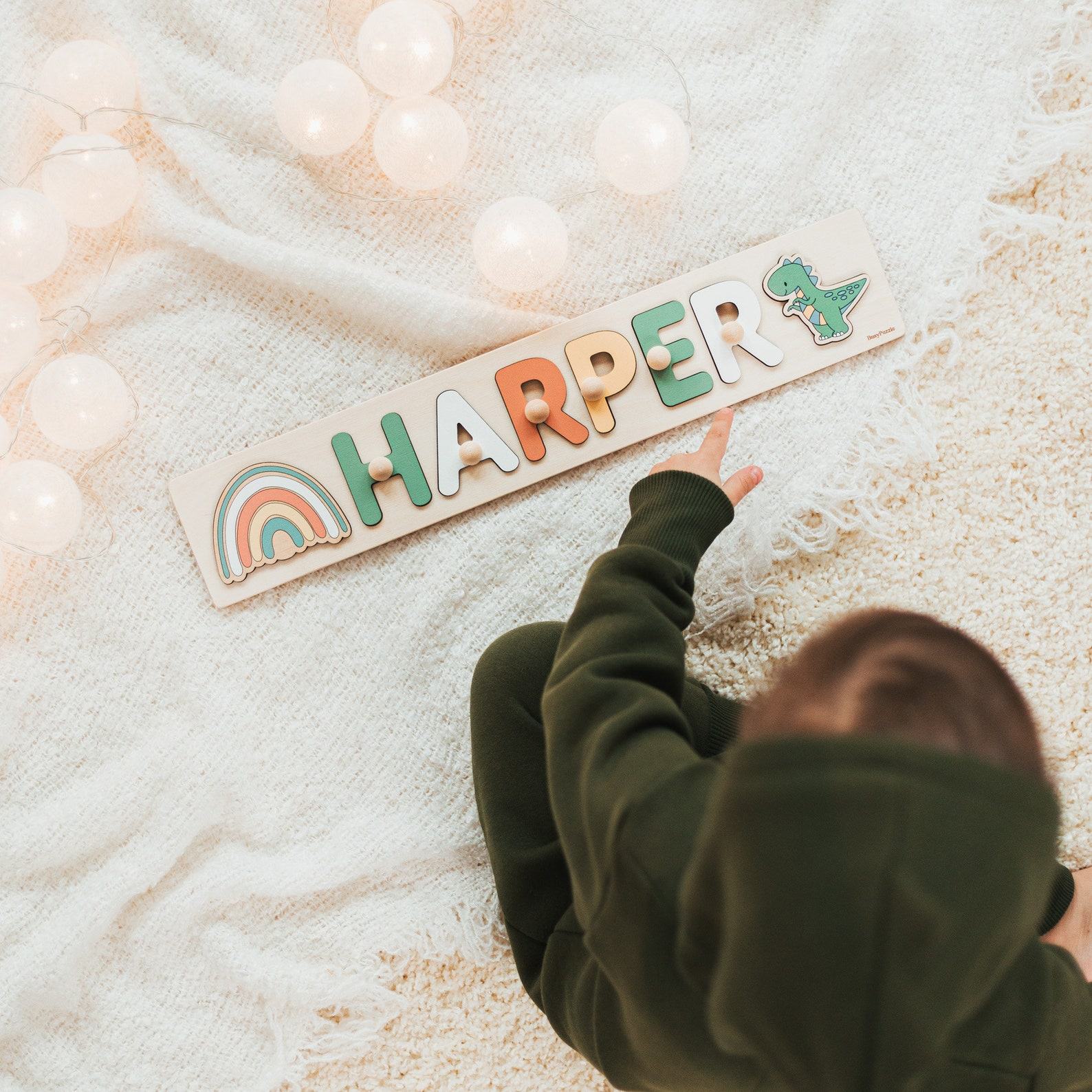 Unleash Your Little One’s Curiosity with BusyPuzzle’s Name Puzzle A Delightful Easter or Birthday Item for Toddlers