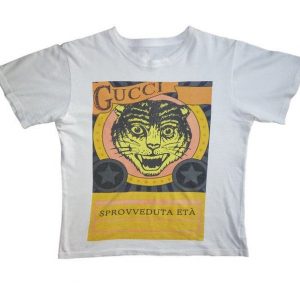 Unleash Your Wild Side Gucci’s Captivating Tiger Print Sprovveduta Eta T-shirt