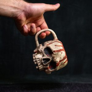 Unveil the Darkness Gothic Skull Mug for Macabre Art Aficionados