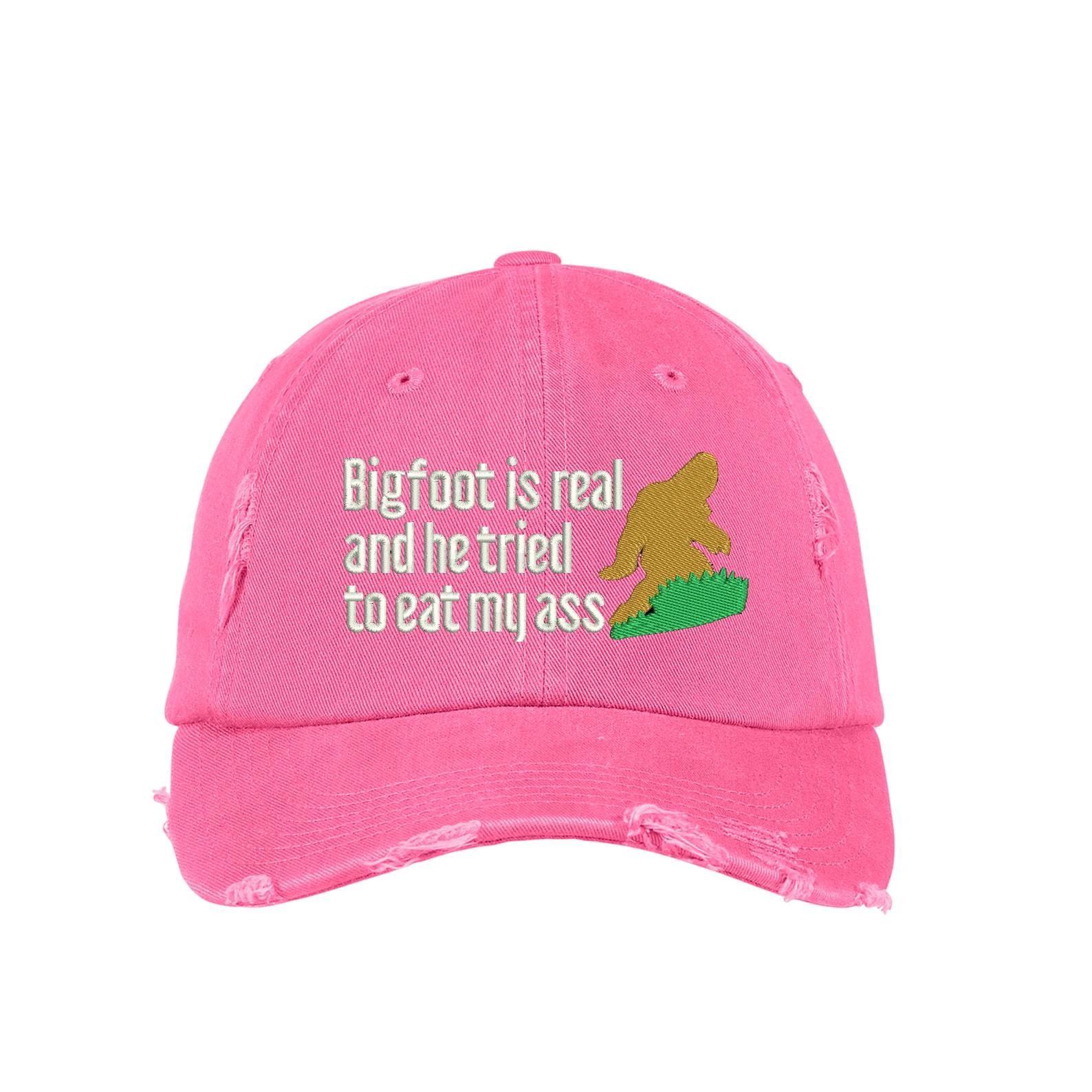 Unveil the Enigma Embroidered Bigfoot Dad’s Cap for the Curious and Adventurous