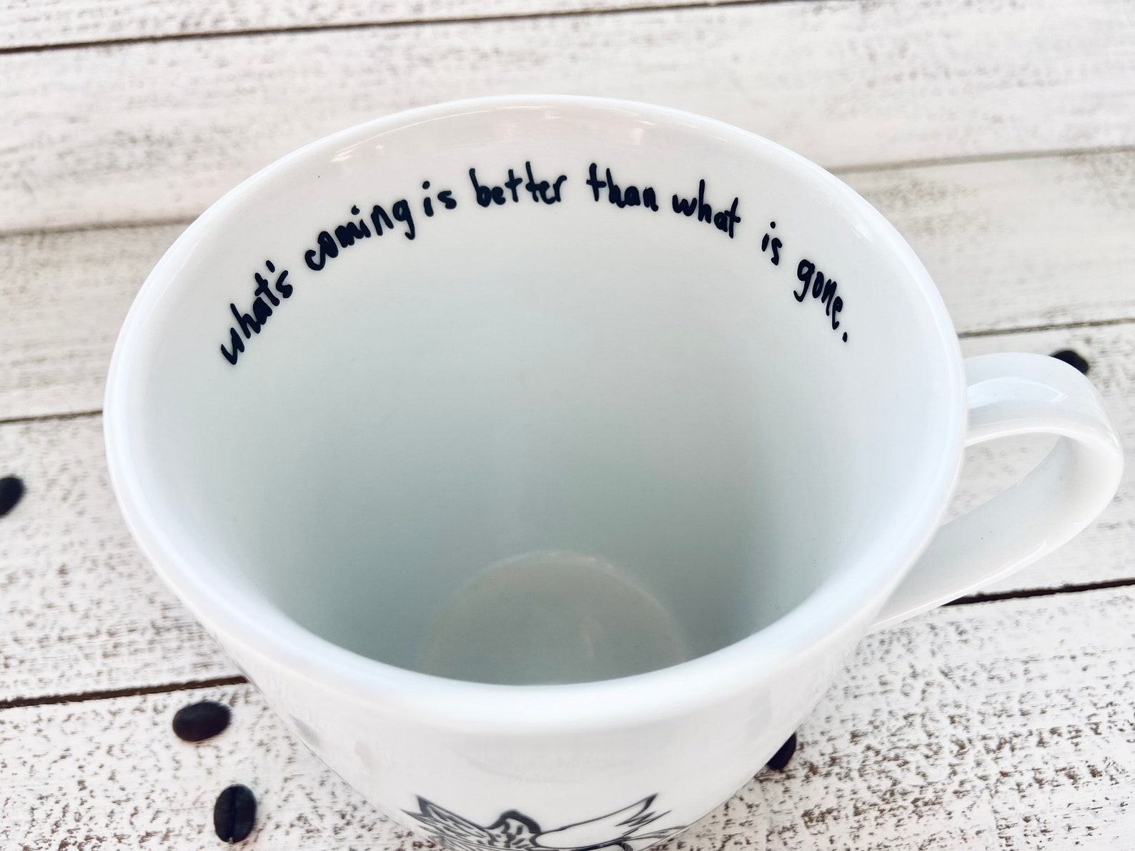 Unveil the Hidden Surprise Personalized Mug with Secret Message and Custom Bottom Phrase - Image 6