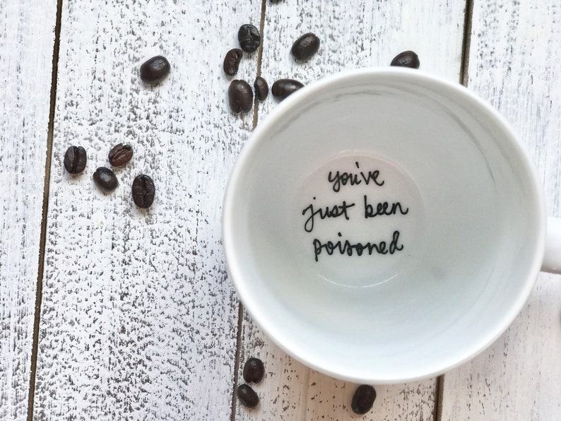 Unveil the Hidden Surprise Personalized Mug with Secret Message and Custom Bottom Phrase