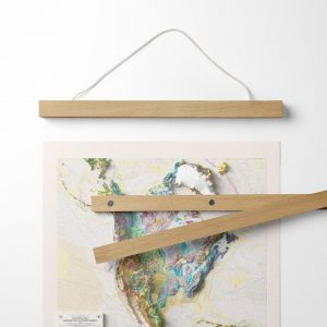 Unveiling America’s Grandeur 3D Geological Terrain Map Poster for an Immersive Exploration