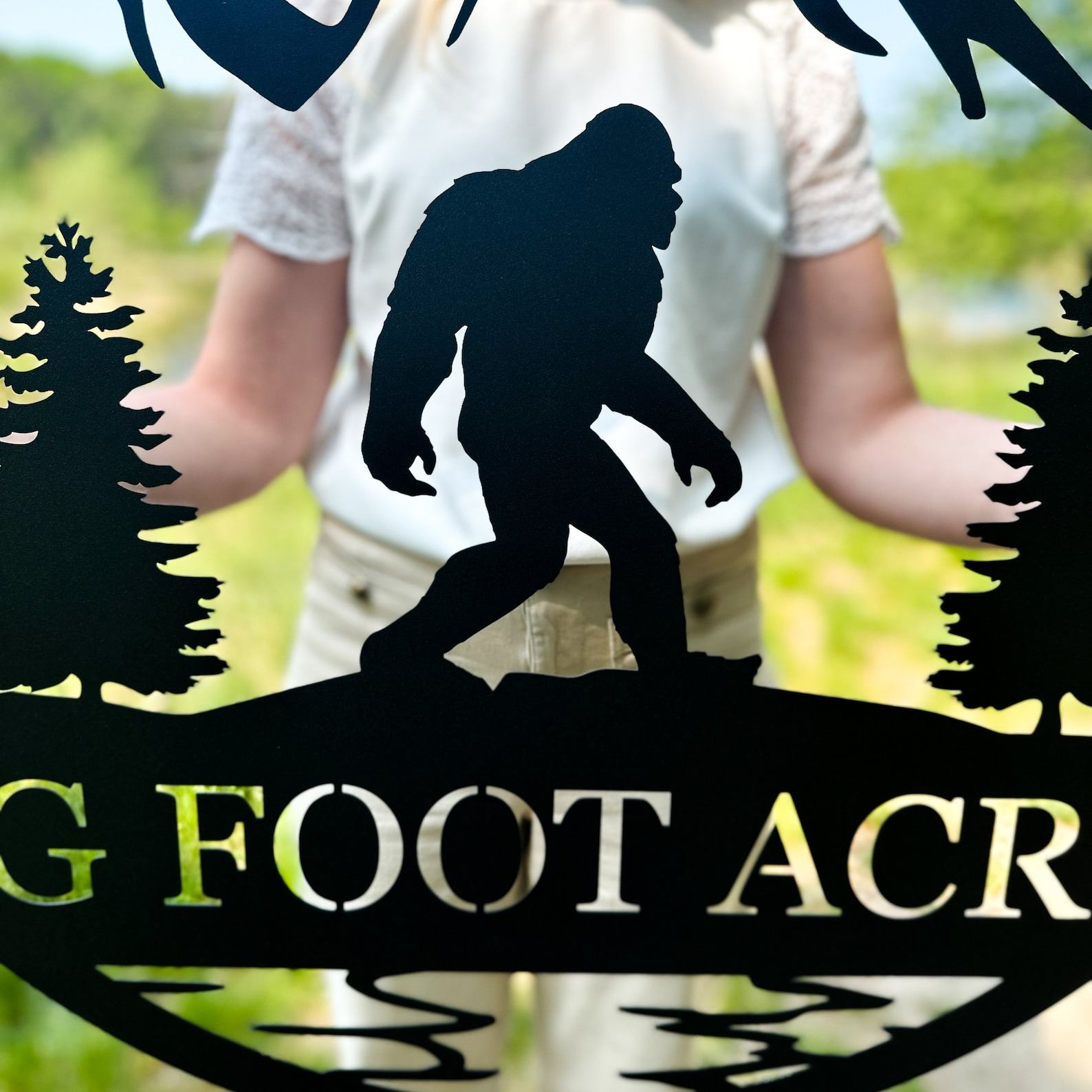 Unveiling the Enigmatic Custom Sasquatch Metal Sign for Your Cryptid-Inspired Abode