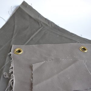 Upcycled Army 5-Panel Hat Military Cycling Cap in Shades of Gray