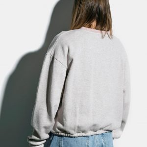 Vans Vintage Beige Sweatshirt 90s Oversized Athletic Jumper Pullover Crewneck Sport Sweater (Small S)