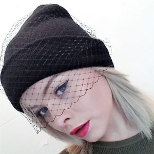 Veiled Beanie Hat Elevate Your Style with Grace and Mystery