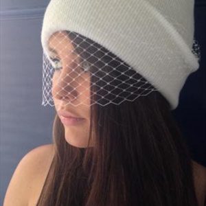 Veiled Beanie Hat Elevate Your Style with Grace and Mystery