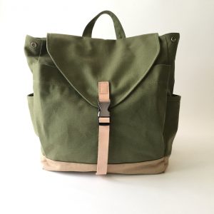 Versatile Canvas Backpack Your Go-to for Diapers, School, Travel, and More