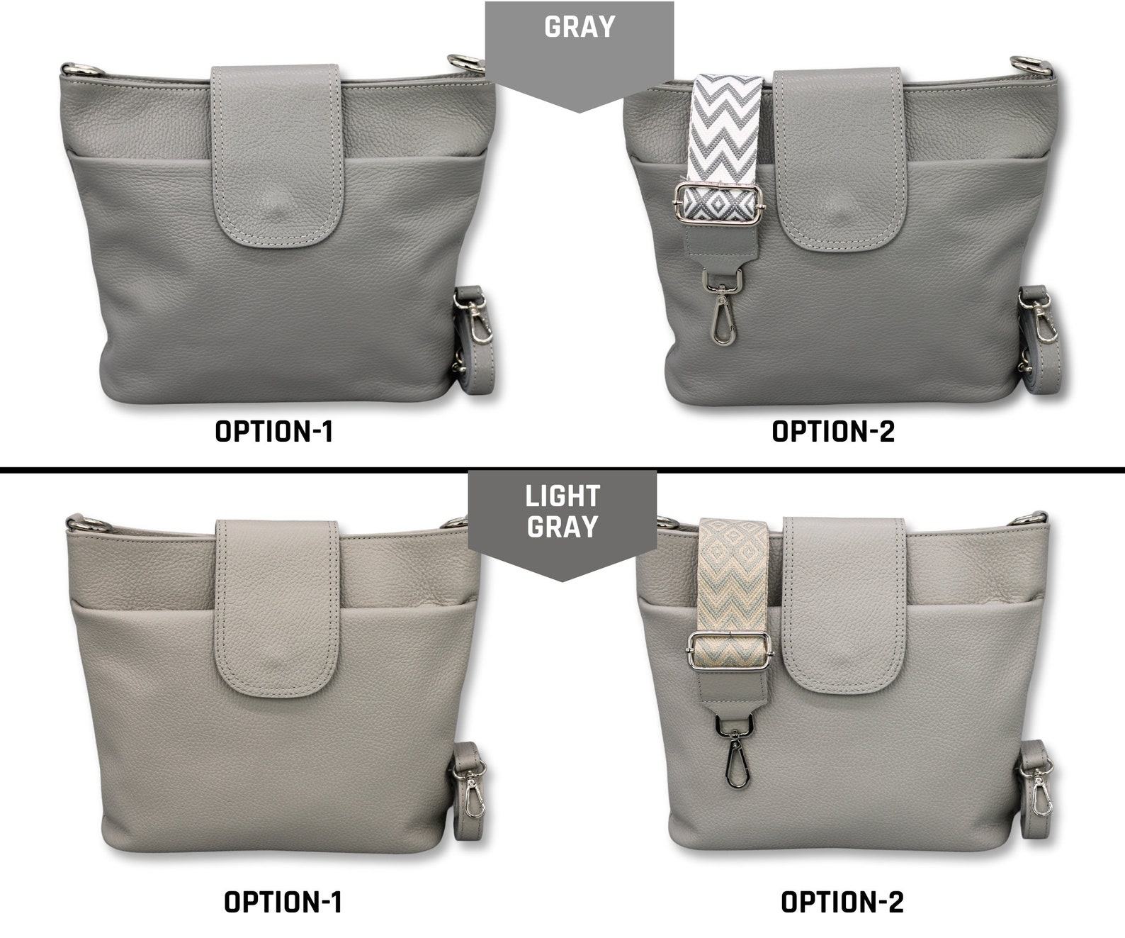 Versatile Leather Crossbody Bag Elevate Your Style with Interchangeable Straps - Image 6
