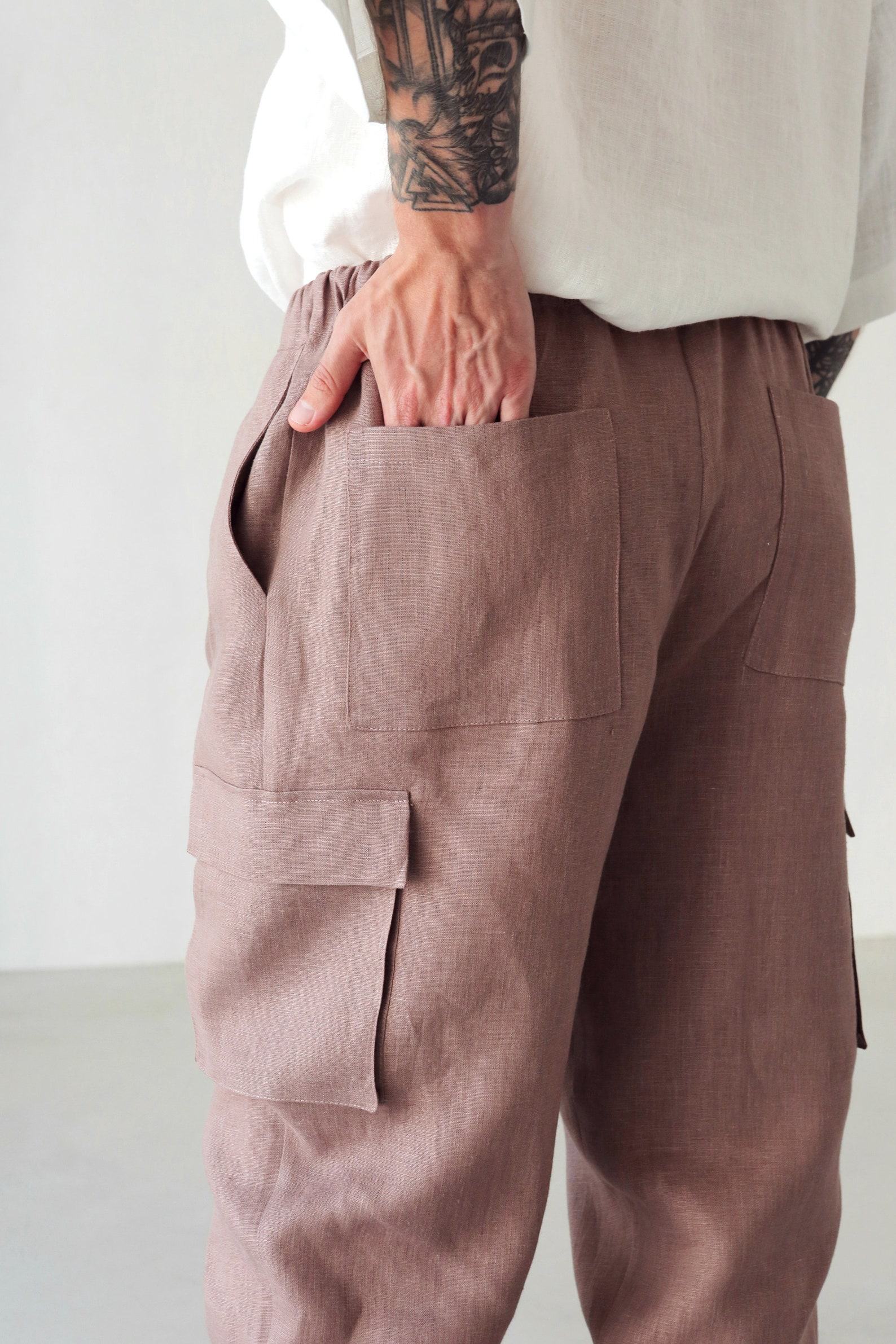 Versatile Linen Cargo Pants Comfort and Style for Every Occasion - Image 5