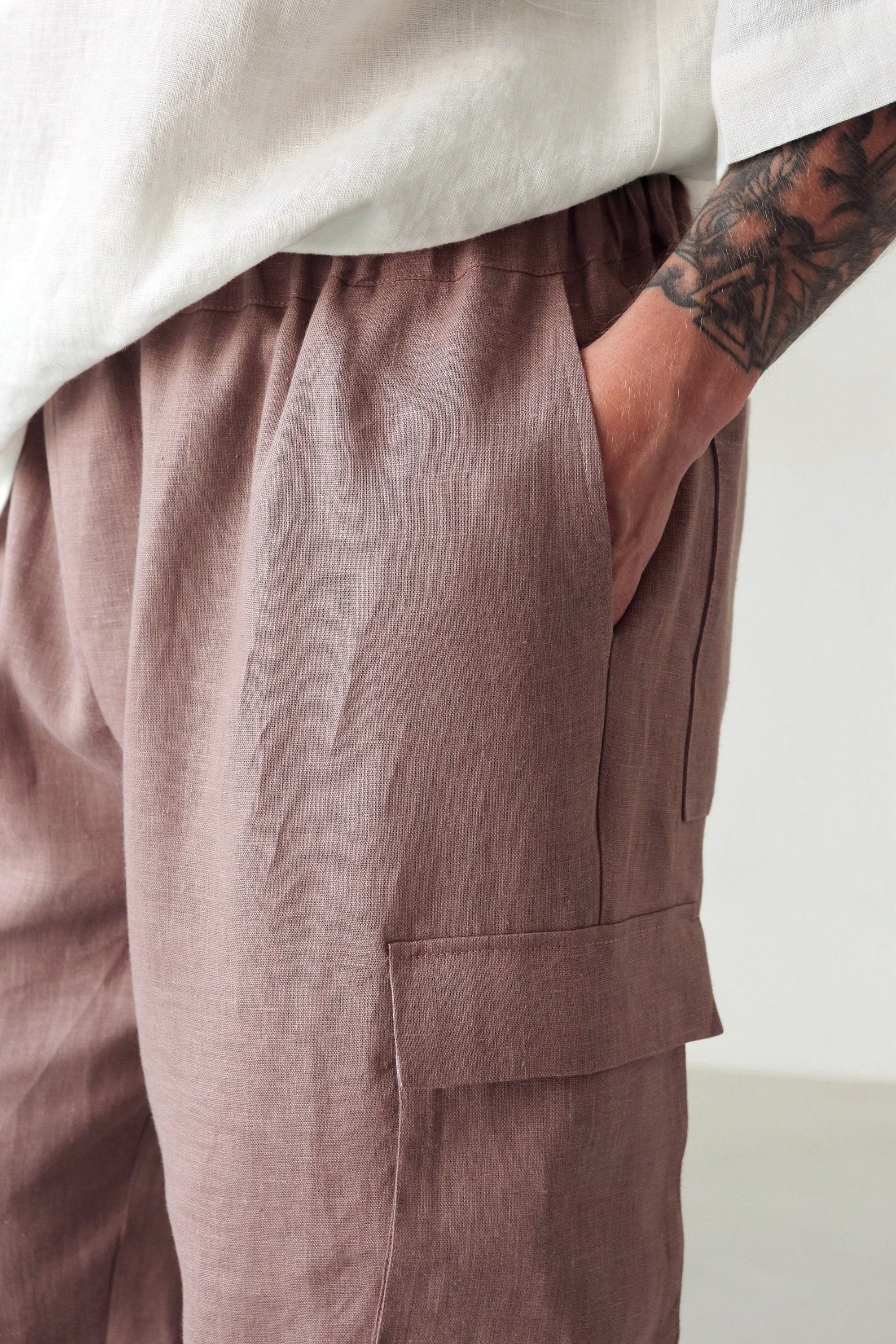 Versatile Linen Cargo Pants Comfort and Style for Every Occasion - Image 3
