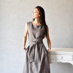 Versatile Linen Dress Transform Your Style with DAPHNE’s Multiway Design