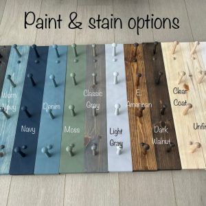 Versatile Wooden Shelf with Hooks and Ledge Enhance Your Home Decor and Organization