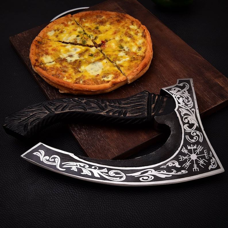 Viking Axe Pizza Cutter Conquer Your Pizza with Culinary Prowess
