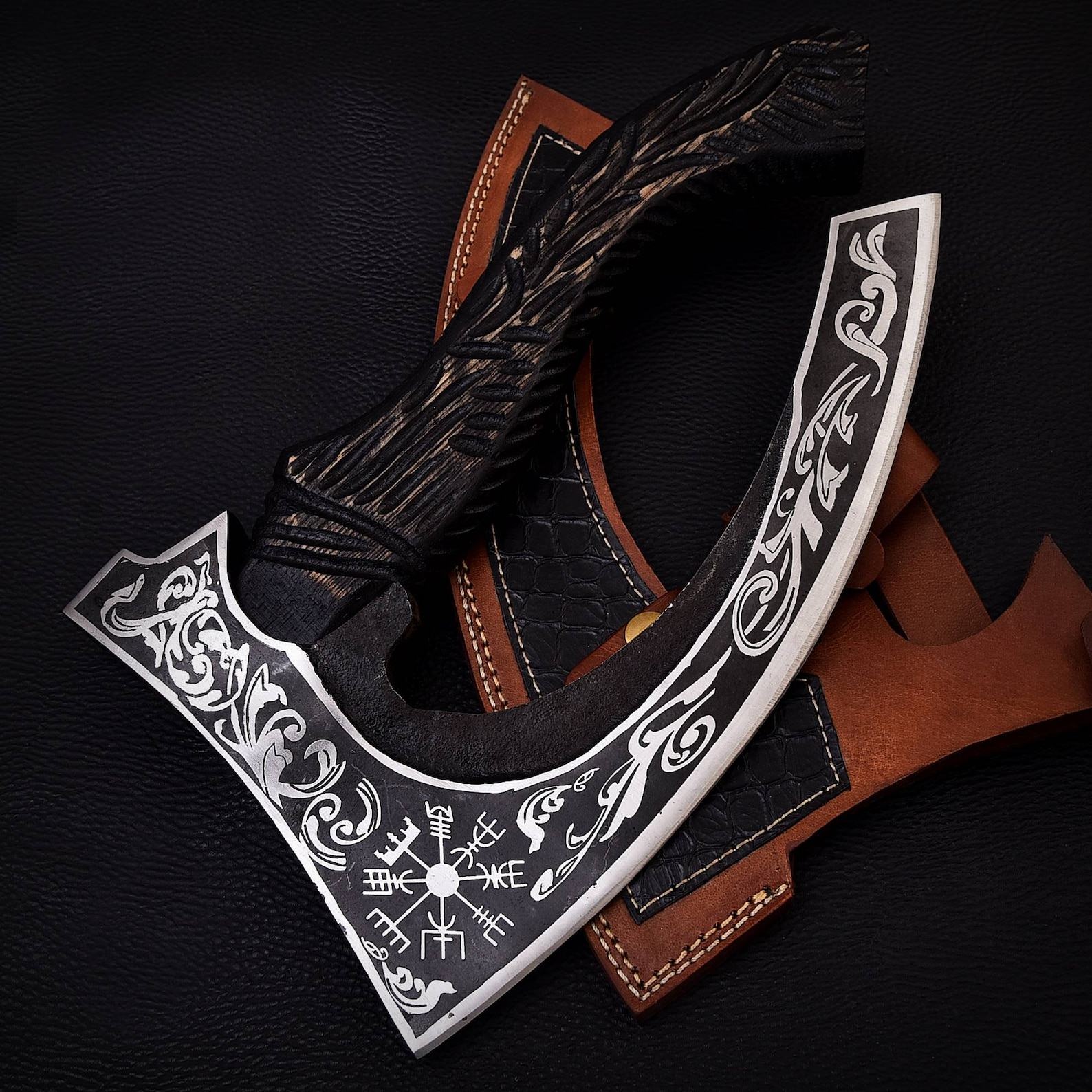 Viking Axe Pizza Cutter Conquer Your Pizza with Culinary Prowess