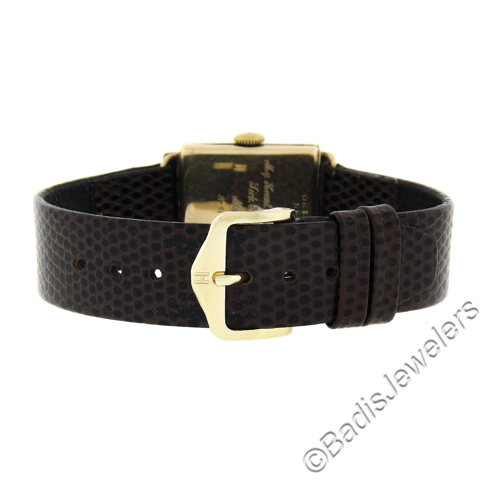 Vintage Art Deco Rolex 9k Rose Gold Square 15j Mechanical Hand Wound Wristwatch A Timeless Treasure