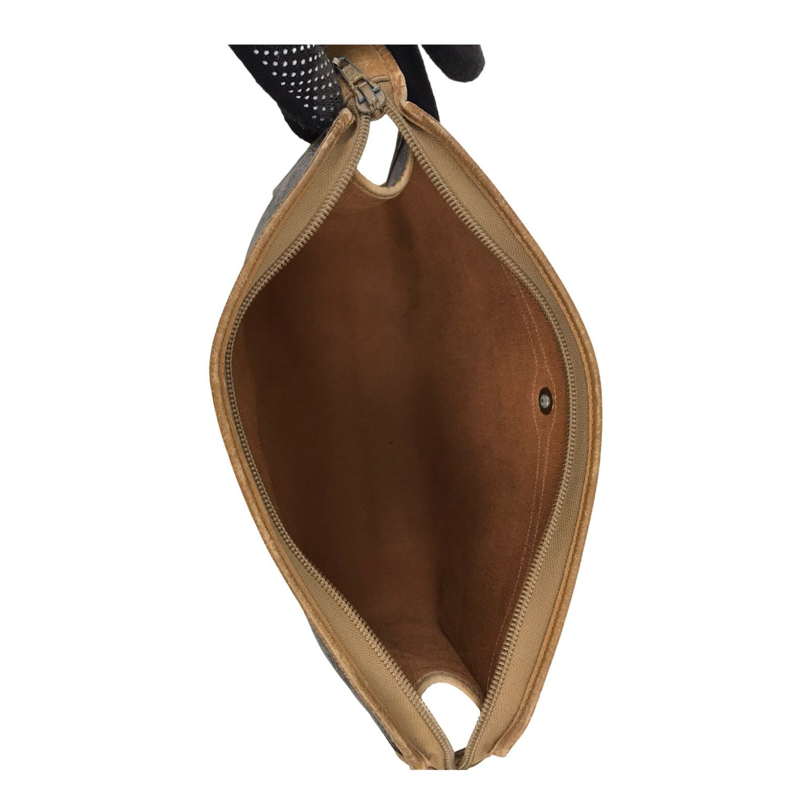 Vintage Christian Dior Zipper Clutch Bag A Timeless Accessory for the Discerning Collector