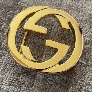 Vintage Gucci GG Marmont Interlocking Double G Belt Buckle Timeless Luxury for the Discerning Collector