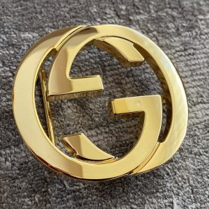 Vintage Gucci GG Marmont Interlocking Double G Belt Buckle Timeless Luxury for the Discerning Collector