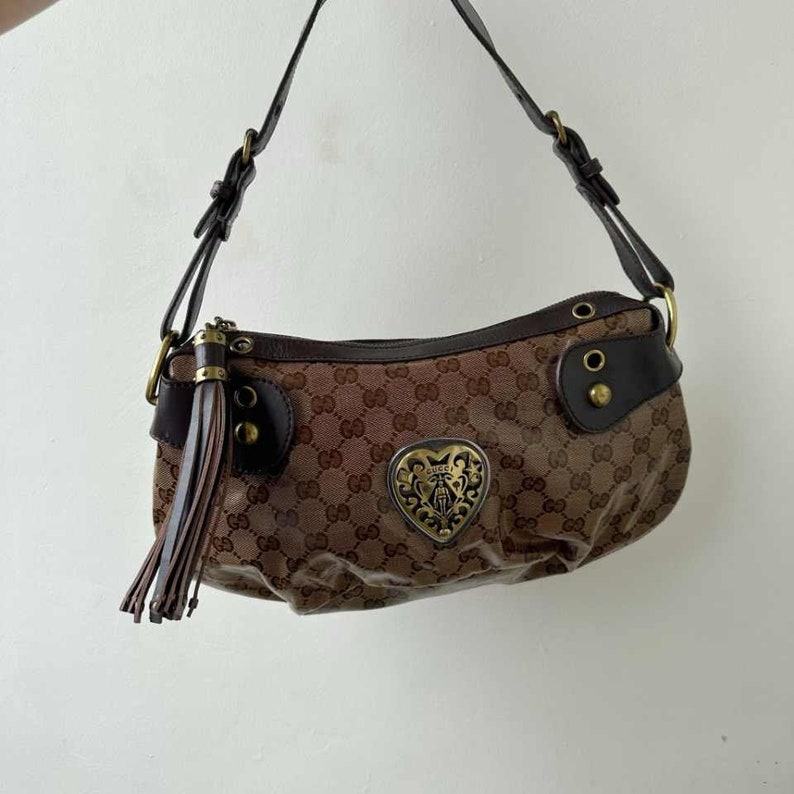 Vintage Gucci Monogram Canvas Bag Timeless Elegance and Heritage