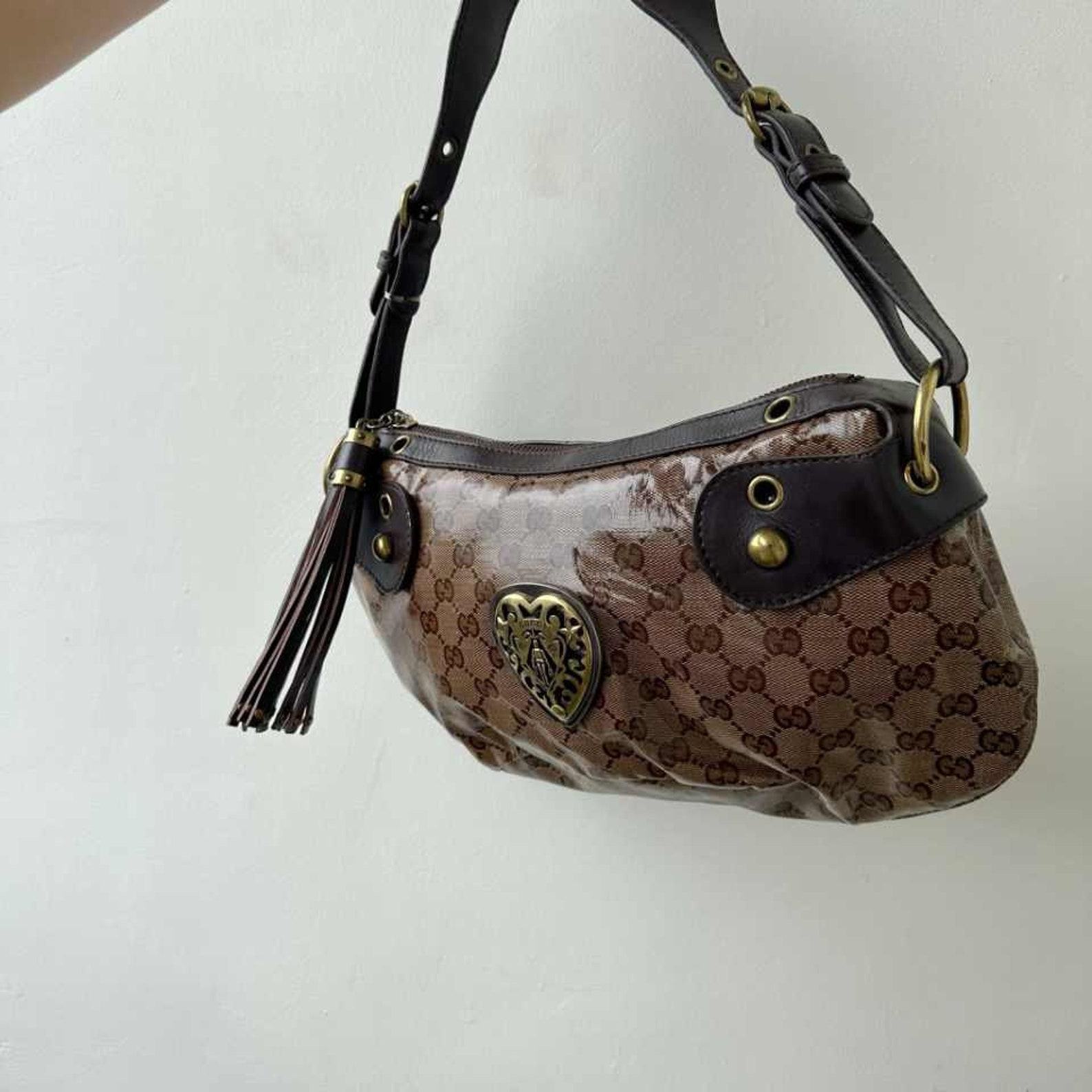 Vintage Gucci Monogram Canvas Bag Timeless Elegance and Heritage