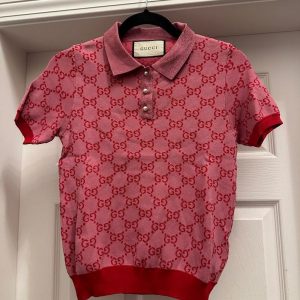 Vintage Gucci Monogram GG Short Sleeve Polo A Timeless Classic from the 2000s