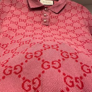 Vintage Gucci Monogram GG Short Sleeve Polo A Timeless Classic from the 2000s