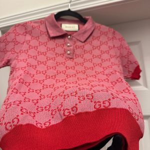 Vintage Gucci Monogram GG Short Sleeve Polo A Timeless Classic from the 2000s