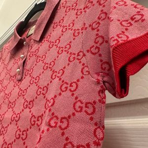 Vintage Gucci Monogram GG Short Sleeve Polo A Timeless Classic from the 2000s