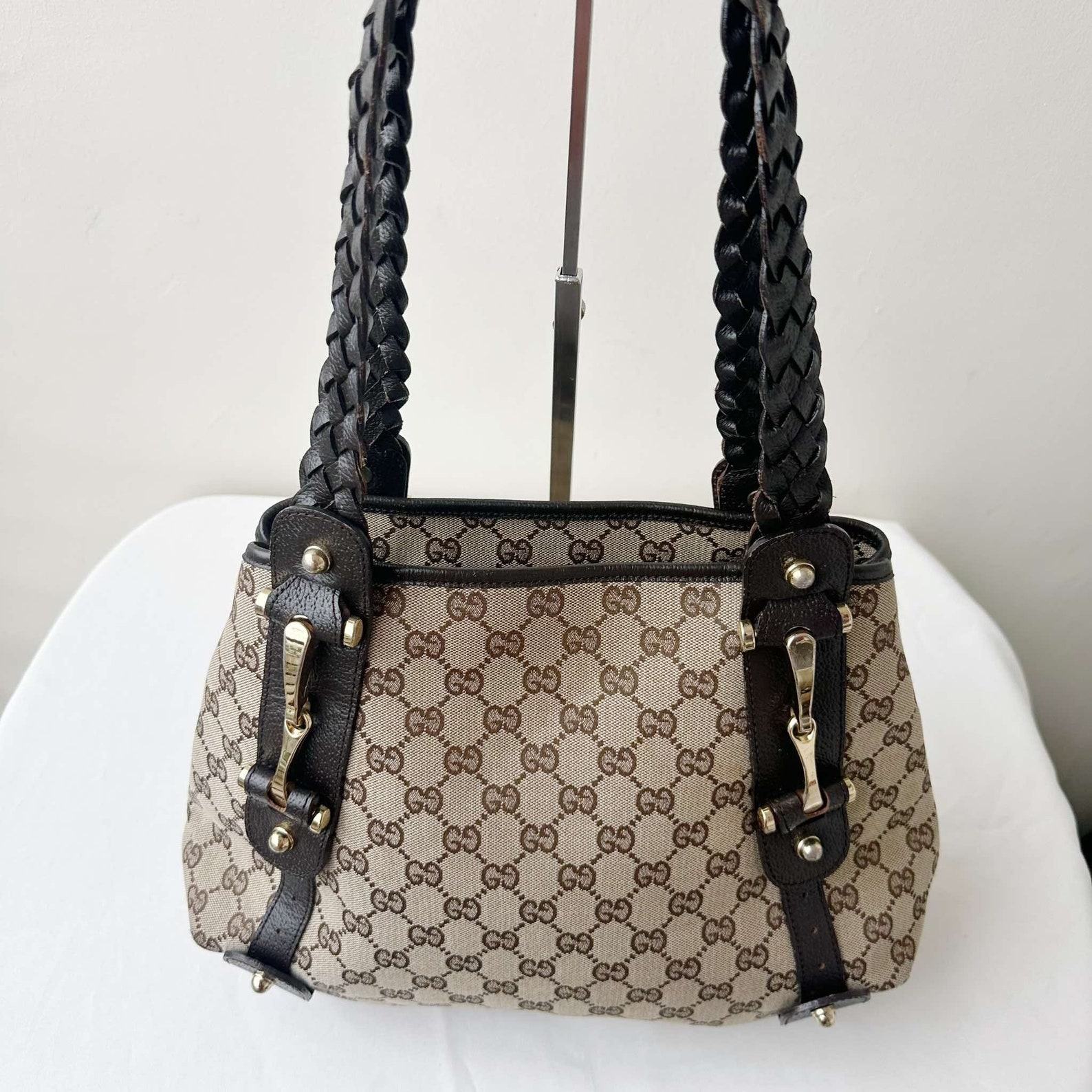 Vintage Gucci Monogram Pelham Shoulder Bag Timeless Elegance for the Modern Woman