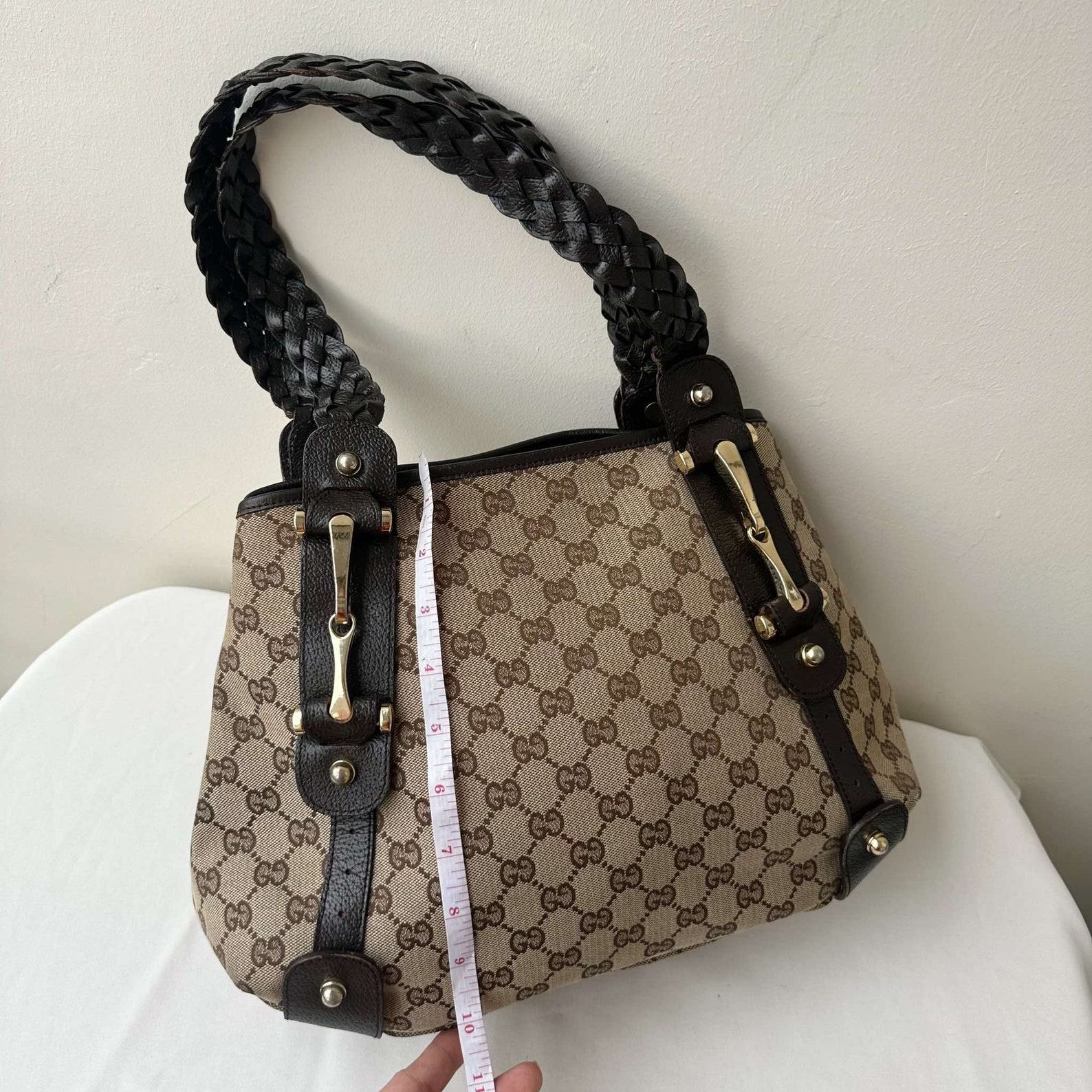 Vintage Gucci Monogram Pelham Shoulder Bag Timeless Elegance for the Modern Woman