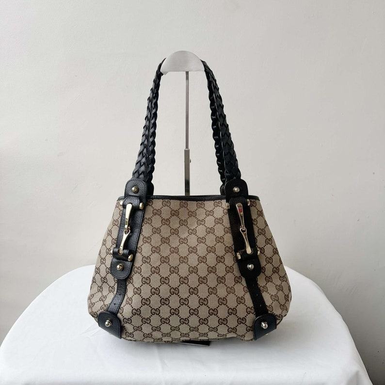 Vintage Gucci Monogram Pelham Shoulder Bag Timeless Elegance for the Modern Woman