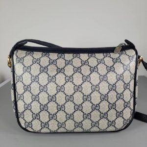 Vintage Gucci Ophidia Blue Navy Monogram Crossbody Bag A Timeless Classic