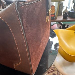 Vintage Gucci Taupe Leather Travel Case Timeless Elegance for Your Journeys