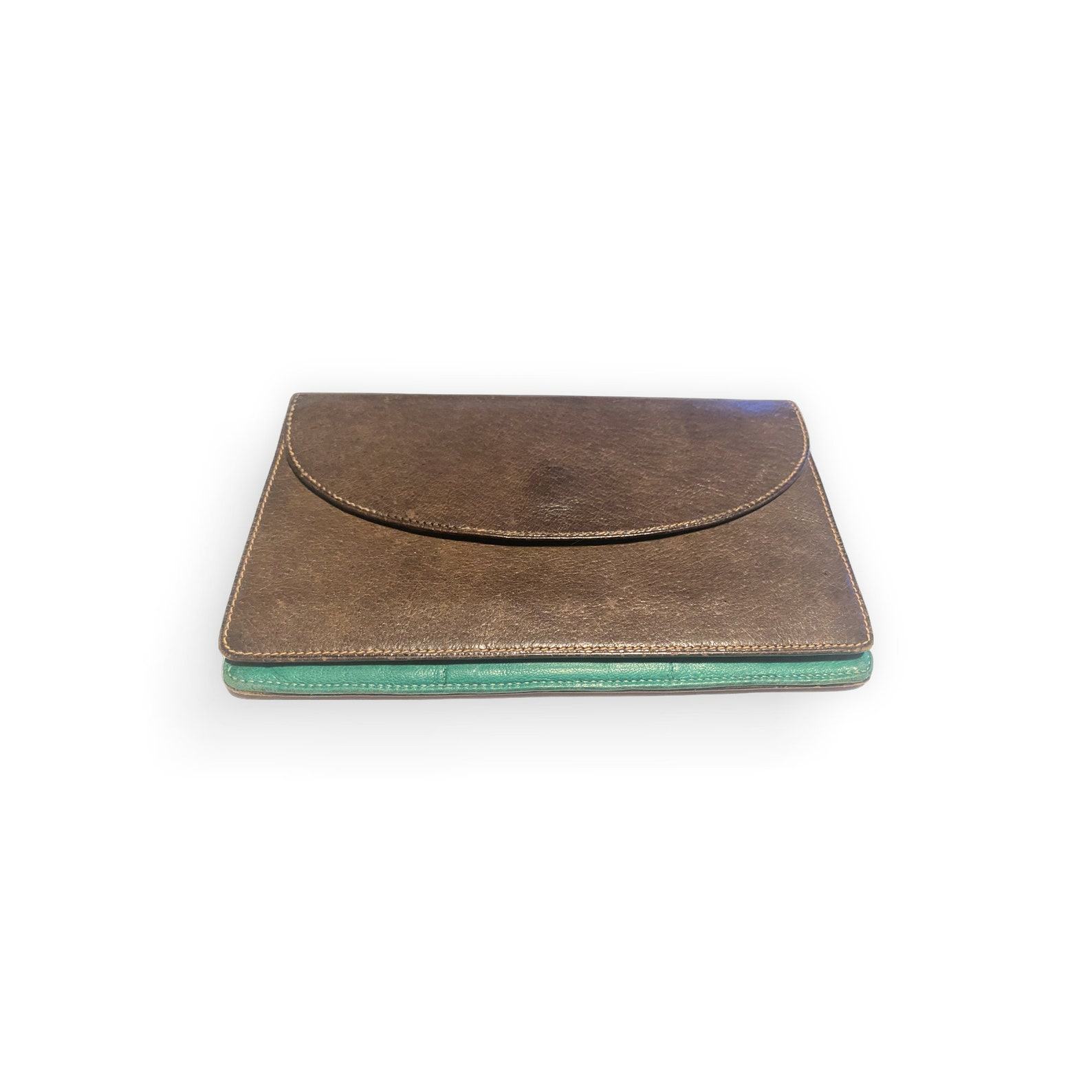 Vintage Gucci Two-Tone Leather Change Purse A Timeless Accessory from the 1970s