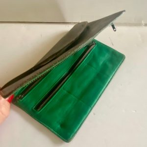 Vintage Gucci Two-Tone Leather Change Purse A Timeless Accessory from the 1970s