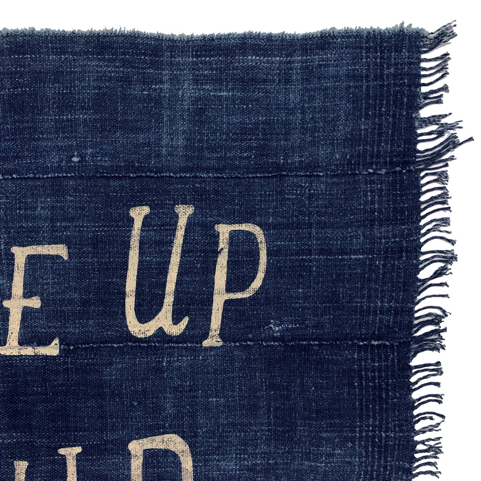 Vintage Indigo Flag “Don’t Give Up the Ship” – 95% Cotton