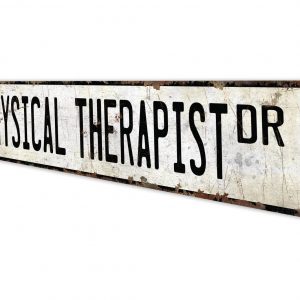 Vintage-Inspired Physical Therapist Sign Elevate Your Practice with Rustic Charm