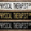 Vintage-Inspired Physical Therapist Sign Elevate Your Practice with Rustic Charm
