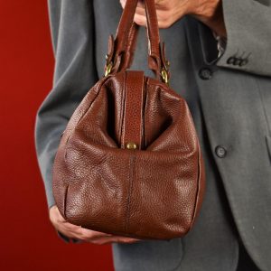 Vintage Italian Leather Doctor Bag Timeless Elegance from Tuscany
