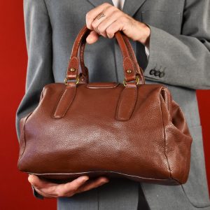 Vintage Italian Leather Doctor Bag Timeless Elegance from Tuscany