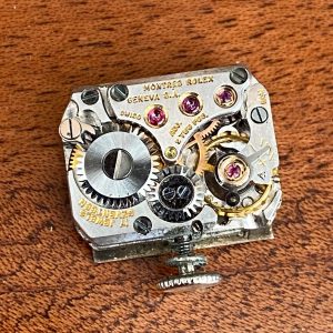 Vintage ROLEX 18k Gold Cocktail Watch with Fluted Bezel A Timeless Masterpiece