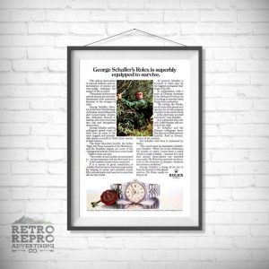 Vintage Rolex 1981 Datejust Chrono Watch Magazine Advertisement A Timeless Classic for Collectors and Enthusiasts