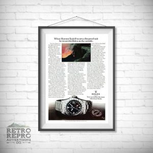 Vintage Rolex 1982 Explorer MKII Watch Magazine Advertisement A Nostalgic Collector’s Treasure