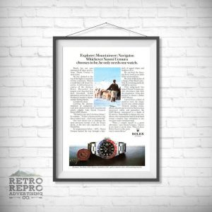 Vintage Rolex 1982 GMT Master Watch Magazine Advertisement A Collector’s Dream