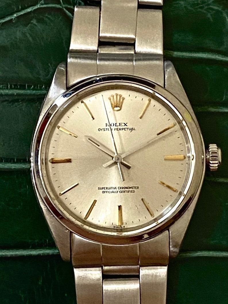 Vintage Rolex Oyster Perpetual 1002 A Timeless Treasure from the 1980s