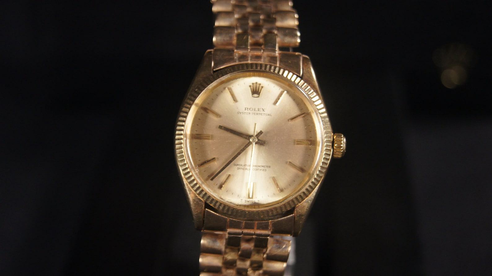 Vintage Rolex Oyster Perpetual A Timeless Treasure in 14K Gold (Circa 1965) - Image 3