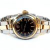 Vintage ROLEX Oyster Perpetual Lady 1980s Steel & 18K Gold Automatic Watch, Box & Papers