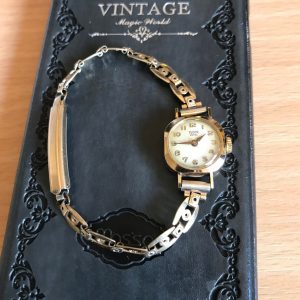 Vintage Rolex Tudor 9ct Gold Art Deco Women’s Timepiece Restored to Timeless Elegance